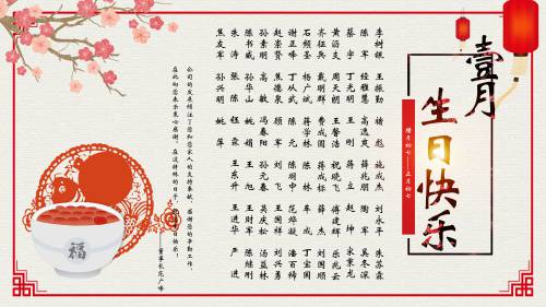【生日祝?！抗ё?月生日的員工生日快樂！