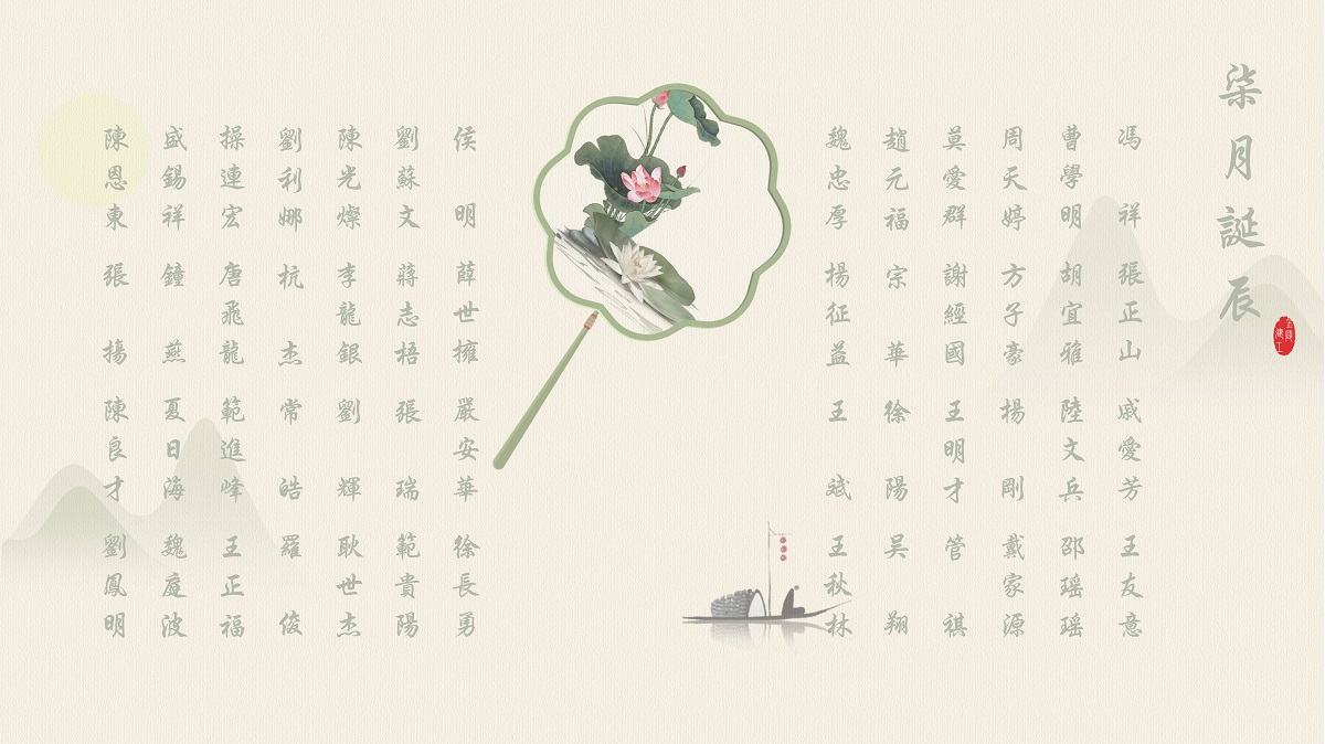 【生日祝福】恭祝7月生日的員工生日快樂！